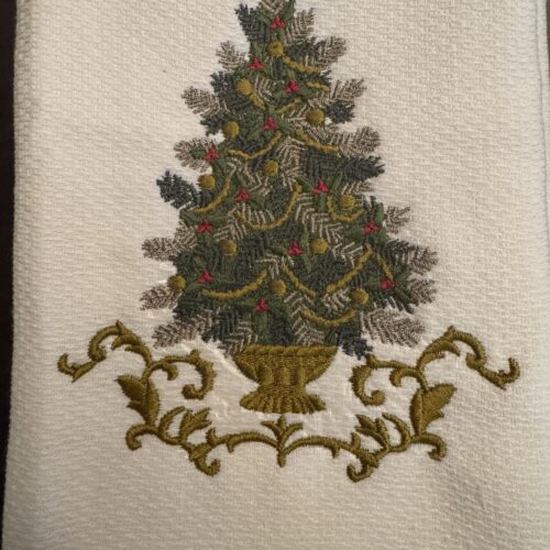 tree towel Christmas Tree Towel